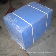 High density plastic foldable container/transportation container for supermarket